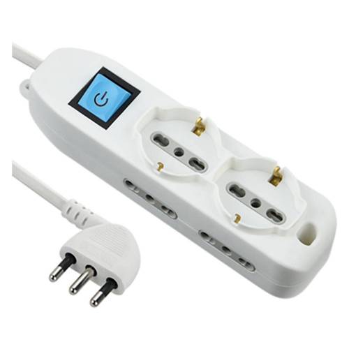 MULTIPRESA CON INTERRUTTORE 2 Schuko...