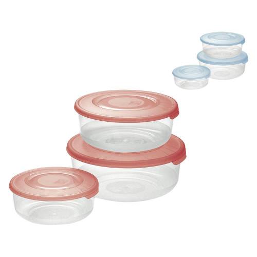 CONTENITORE TONDO IN PLASTICA SET...