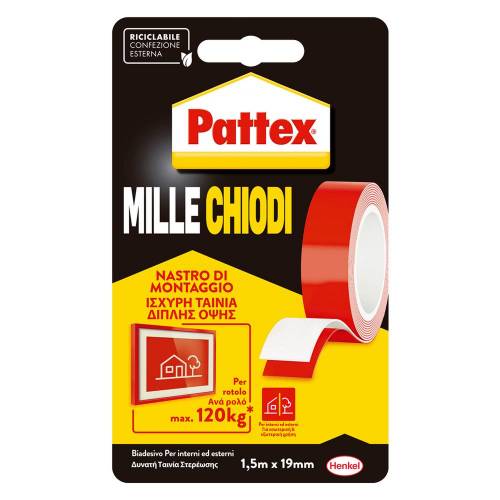 NASTRO BIADESIVO 'MILLECHIODI' mm 19...