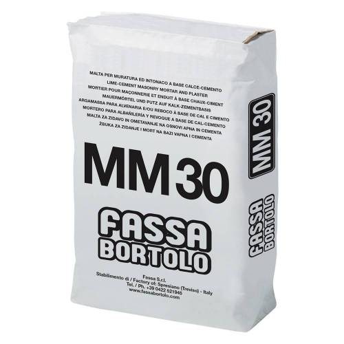 MALTA CEMENTIZIA PER MURATURA 'MM30'...