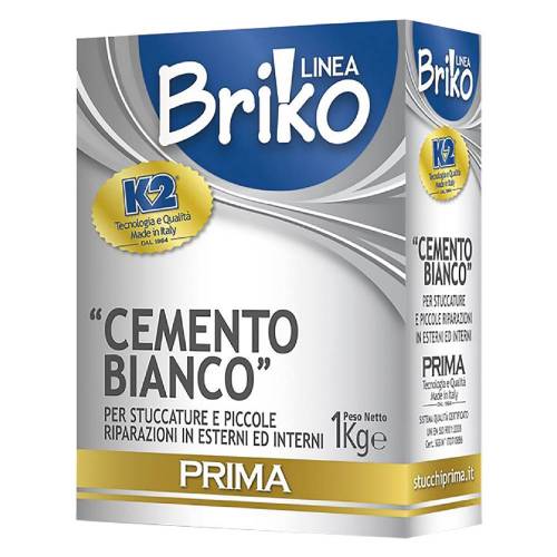 CEMENTO BIANCO IN POLVERE 'BRIKO K2'...