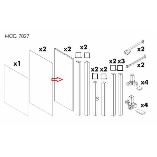 R SPORTELLO DX-SX X KIT COPRILAVATRICE