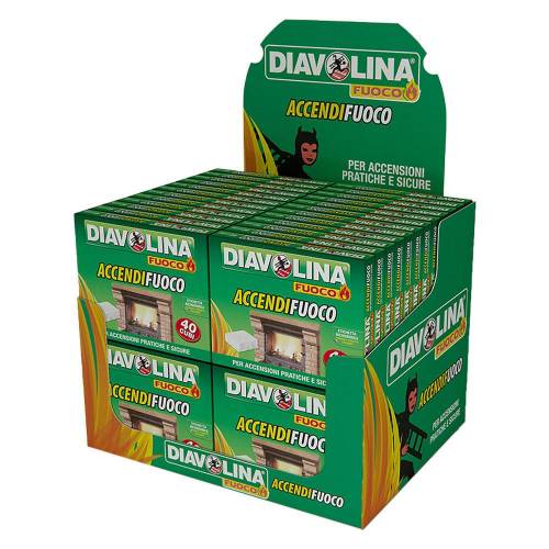 ESPOSITORE DIAVOLINA ACCENDIFUOCO 40...