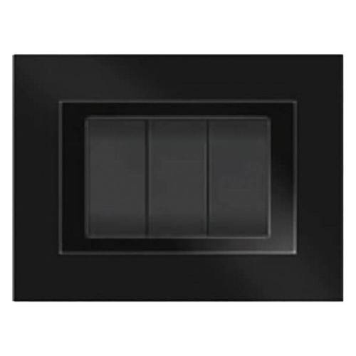 PLACCA COLORE NERO 'ELITE' 3 posti -...