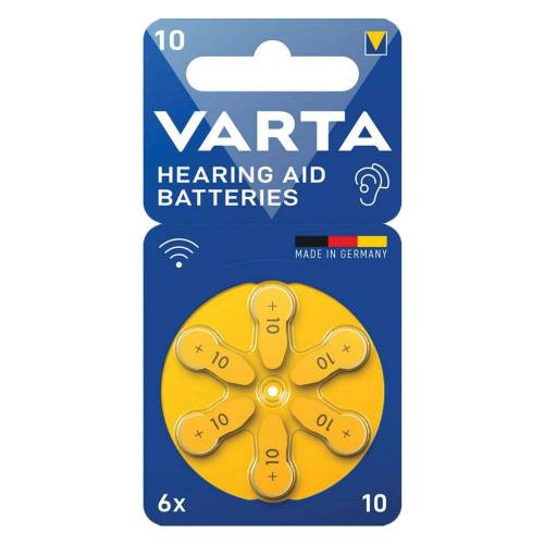 PILA PER APPARECCHI ACUSTICI '10' Pz...