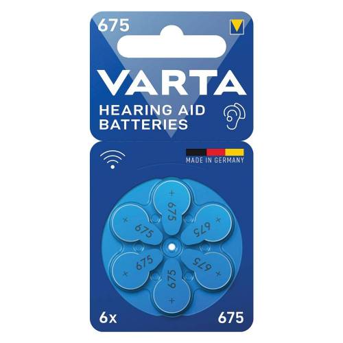 PILA PER APPARECCHI ACUSTICI '675' Pz...