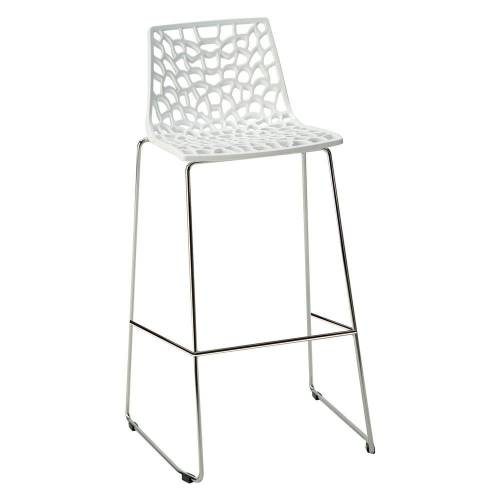 SEDIA SGABELLO IN METALLO / PLASTICA...