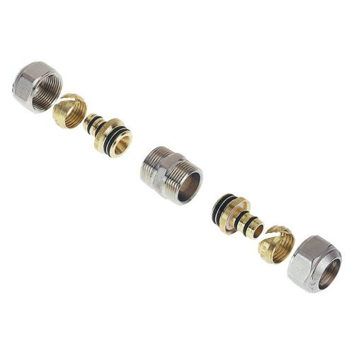 RACCORDO A STRINGERE DIRITTO DOPPIO...