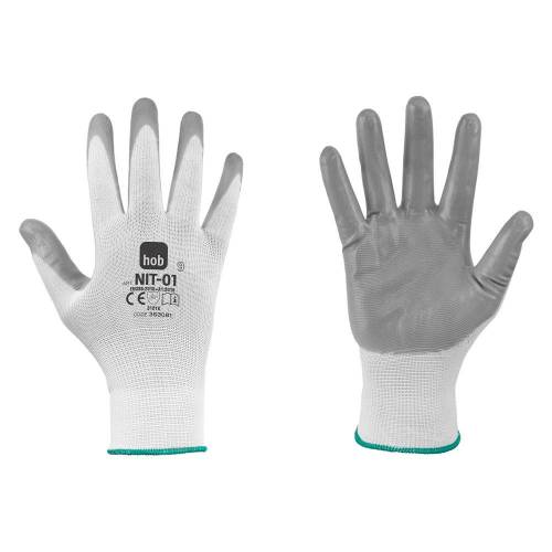 GUANTI NITRILE/POLIESTERE 'NIT-01 HOB...