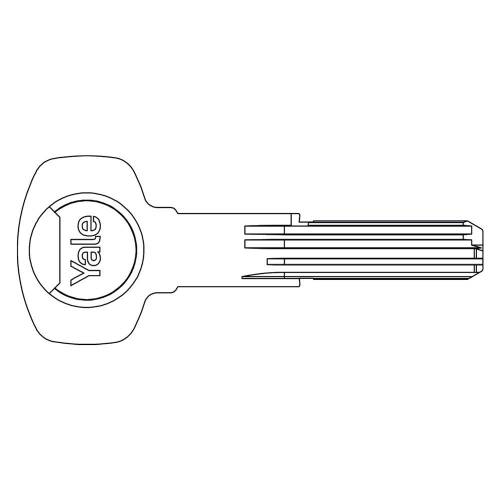 CHIAVE OTTONE NICHELATO profilo...