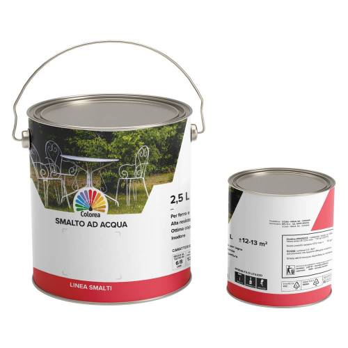 SMALTO ALL'ACQUA 'COLOREA' Lt. 2,5...