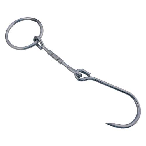 GANCIO SNODATO CON ANELLO mm. 260x7