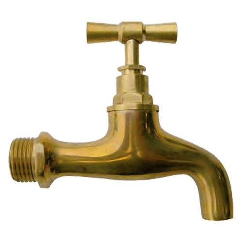 RUBINETTO CURVO PESANTE 1/2