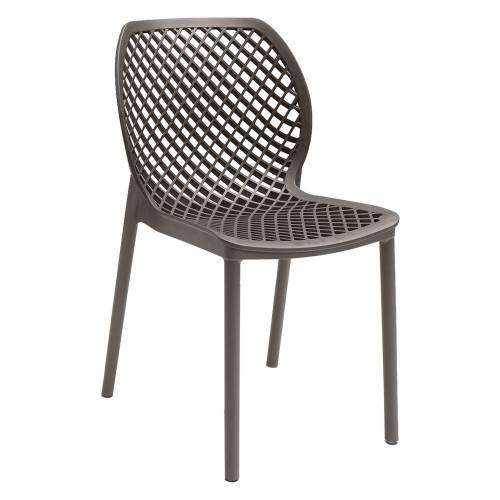 SEDIA IN POLIPROPILENE 'ARIA' grafite