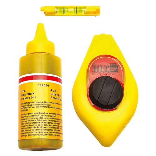 TRACCIARIGHE IN KIT CON MINILIVELLA...