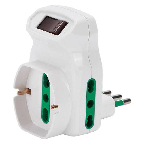 ADATTATORE TRIPLO CON PROTEZIONE...