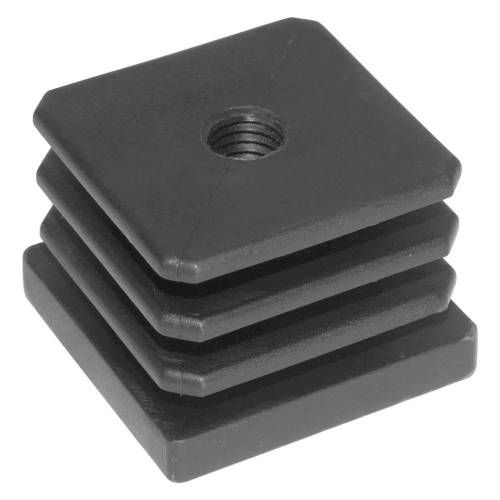 PUNTALE QUADRO ALETTATO CON FORO...