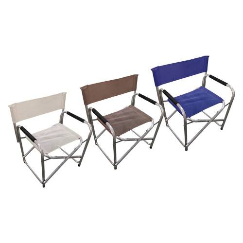 SEDIA REGISTA 'ALICANTE' telo colore blu