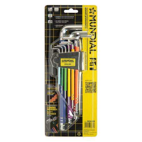 CHIAVI ESAGONALI PLASTIFICATE EXTRA...