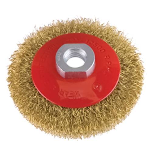 SPAZZOLA CONICA PER SMERIGLIATRICE Ø...