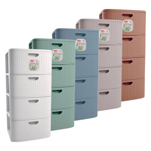 CASSETTIERA 'DOMUS' dust white