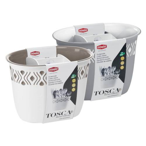 SCOLAPOSATE 'TOSCA' grigio/bianco