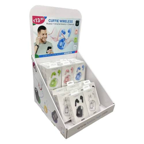 ESPOSITORE PER CUFFIE WIRELESS 14 pz...