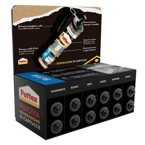 ESPOSITORE SILICONE ACETICO MULTIUSO...