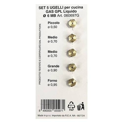 UGELLI PER CUCINA per gpl