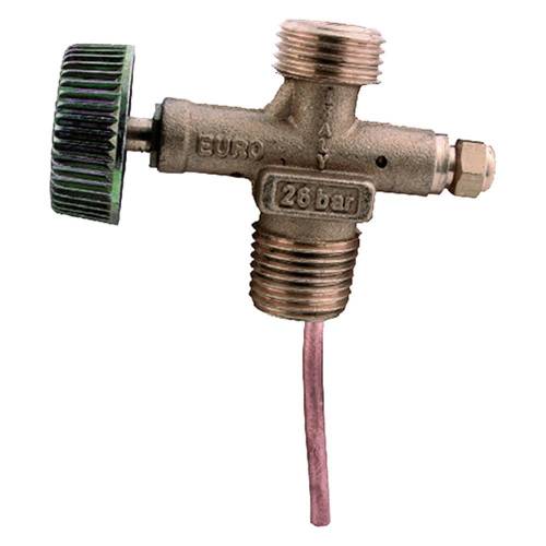 RUBINETTO PER BOMBOLA GPL con valvola...