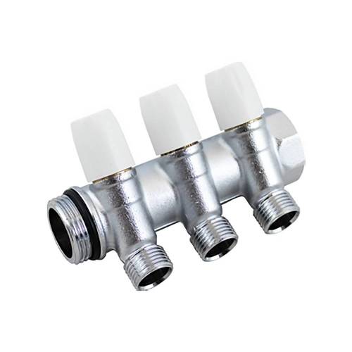 COLLETTORE CON RUBINETTO D'ARRESTO...