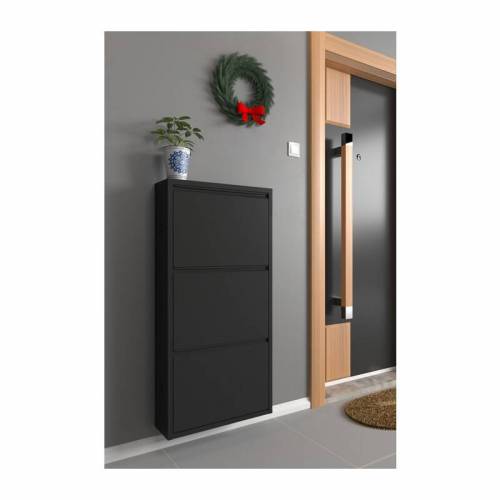 SCARPIERA 3A METALLO CM 50X15X104 NERO