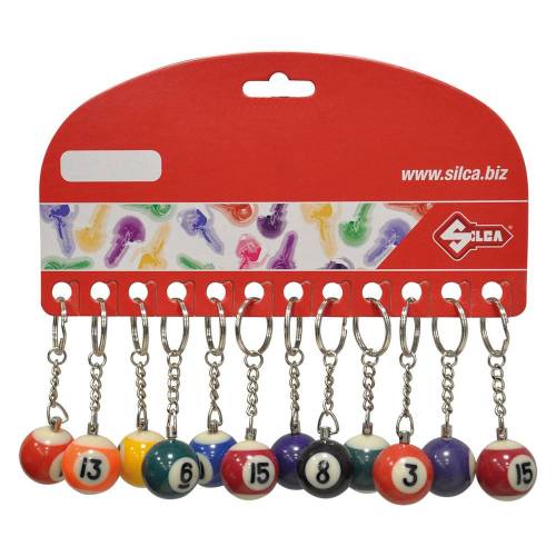 PORTACHIAVI 'PALLA BILIARDO' cf. 12...